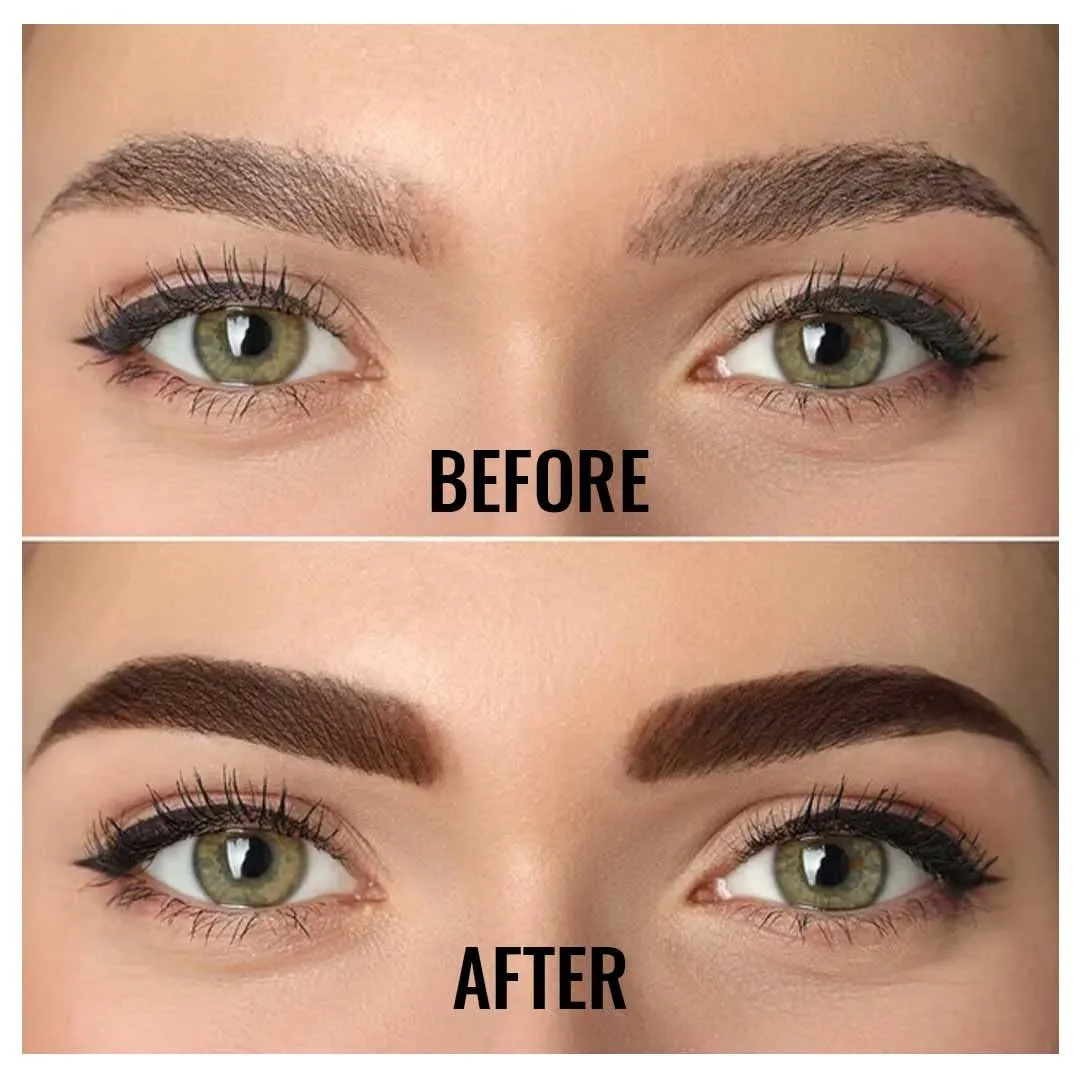 Minaibrow & Lash Tint kit Light Brown | Natural Spot coloring Brow Tinting Kit Powder in Capsule, Water & Smudge Proof | No Ammonia, No Lead