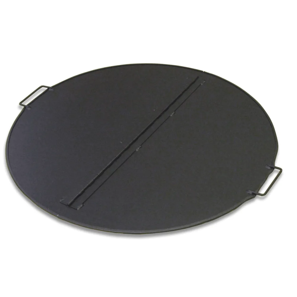 Modern Blaze Round and Square Stainless Steel Folding Fire Pit Cover/Snuffer