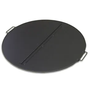 Modern Blaze Round and Square Stainless Steel Folding Fire Pit Cover/Snuffer