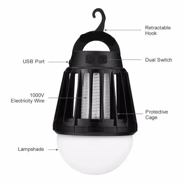 Mosquito Lantern Zapper Easy-to-use Price-conscious Camping