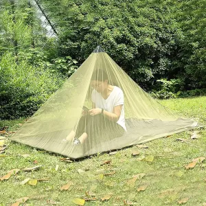 Mosquito Mesh Net with Carry Bag Camping Tent Shelter Screen House Room Screened Mesh Net Outdoor Patios Canopy Netting Curtain