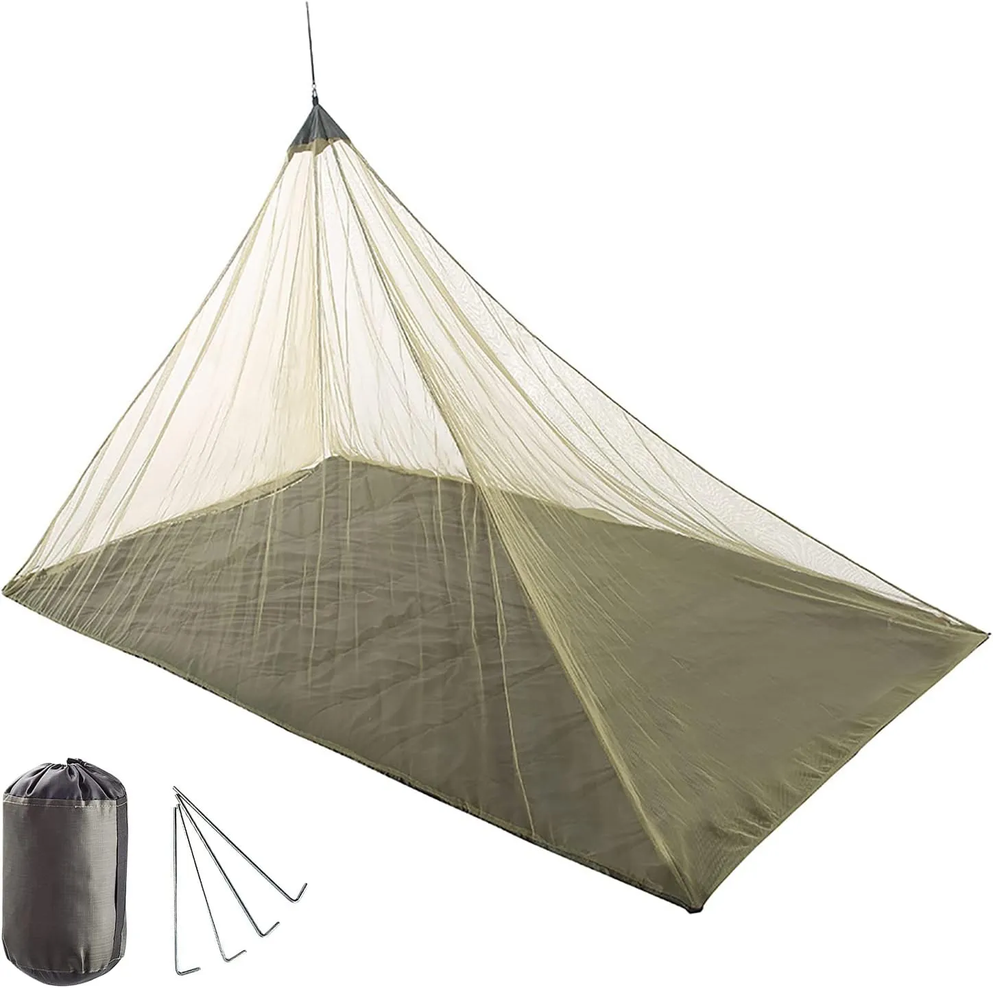Mosquito Mesh Net with Carry Bag Camping Tent Shelter Screen House Room Screened Mesh Net Outdoor Patios Canopy Netting Curtain