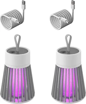 Mozz Guard Zapper Pro,2025 New Portable Outdoor Camping Lamp,Mute and USB Charing with Lighting,Waterproof Perfect for Indoor and Outdoor, Patio, Garden, Backyard (Gray, 3)