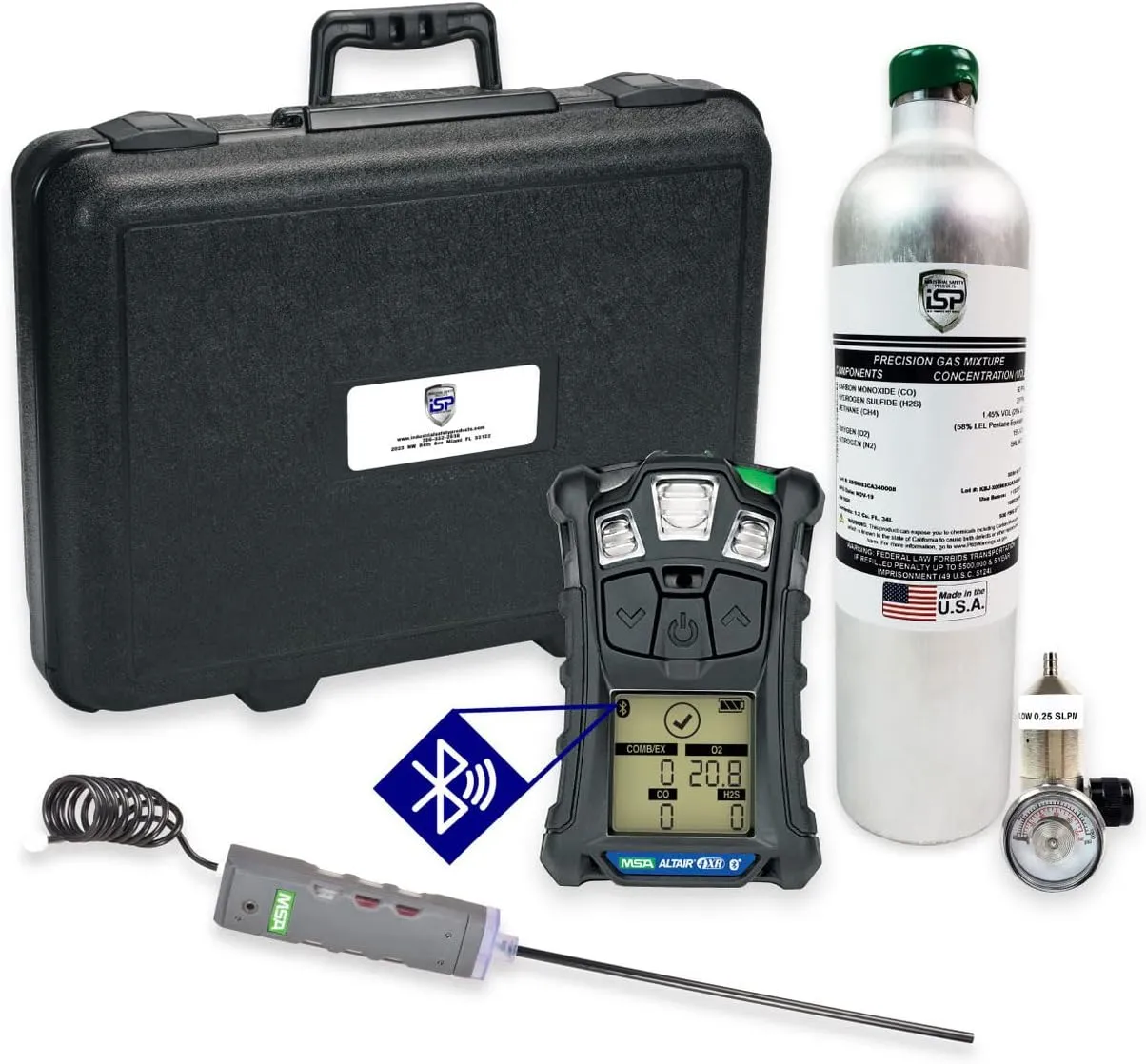 MSA 10110489 Altair 4X Multigas Detector & Calibration Kit   Pump Probe