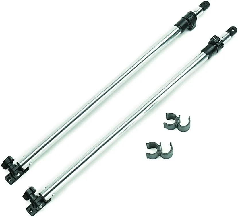 MSC® New Adjustable Bimini Rear Support Poles, 1" Aluminum Support Poles,Fit Most Types of Bimini Tops