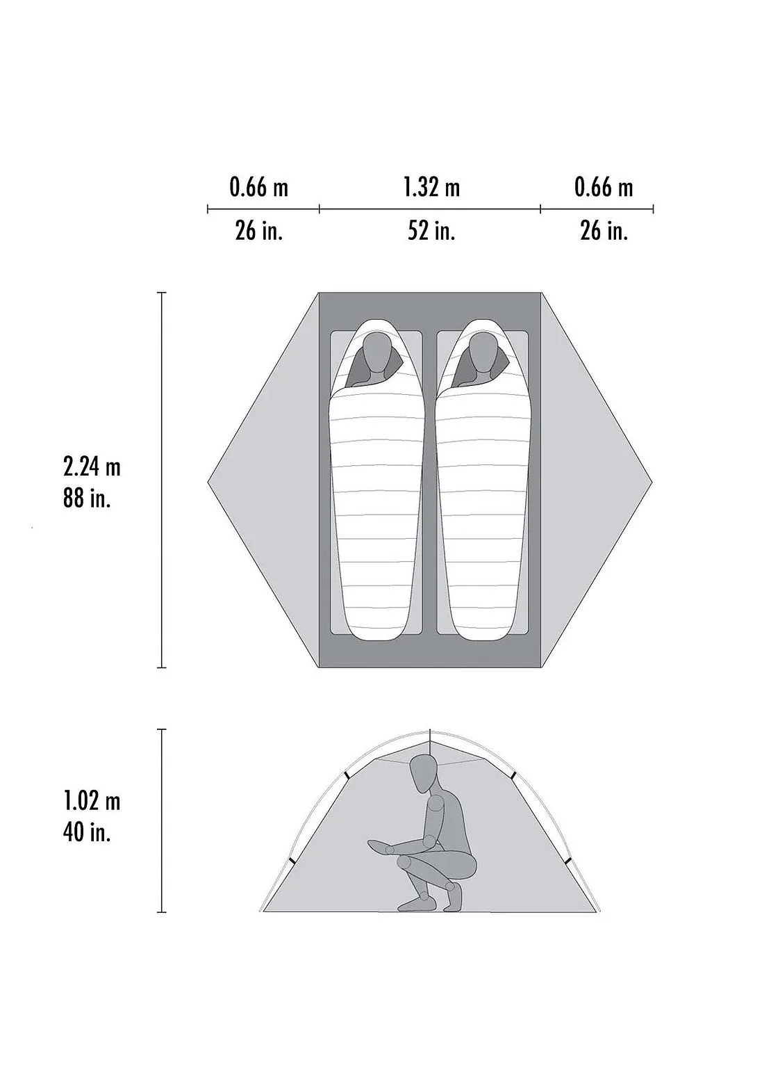 MSR Hubba Hubba LT Two-Person Tent
