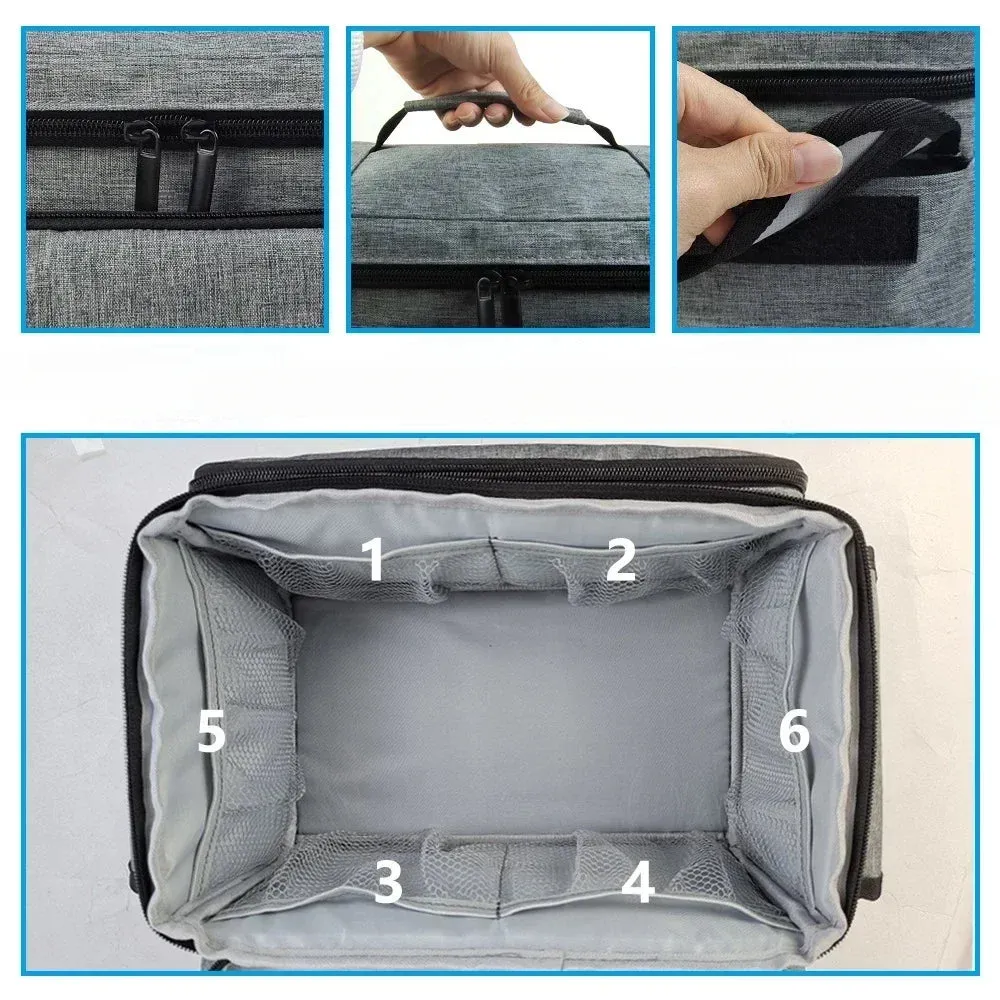 Multi-Compartment Travel First Aid Medical Storage Bag