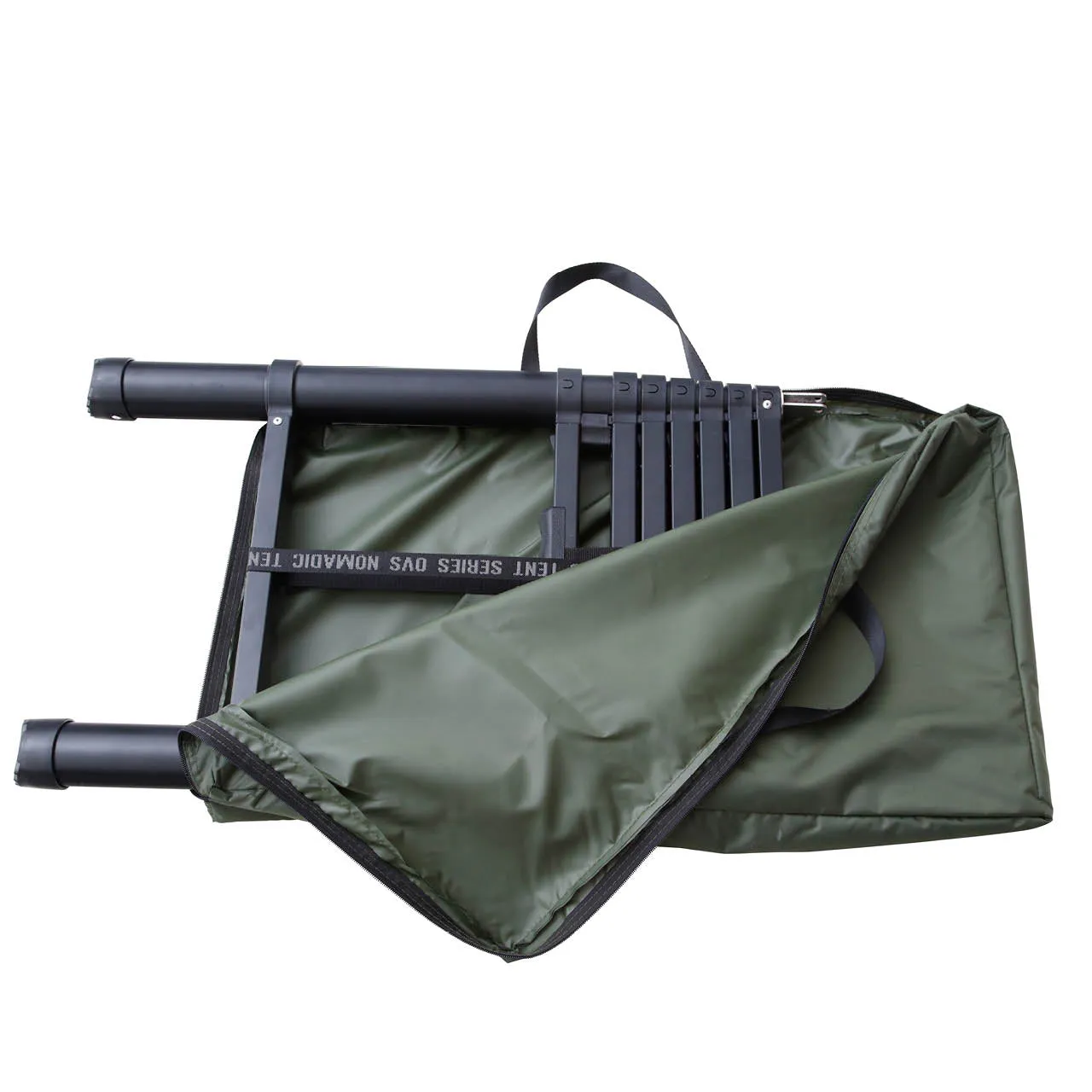 N3S Grey - Person, Top Body Nomadic 3 & Tent, Roof HD Fully integrated Soft Green All-inclusive Sided Rainfly