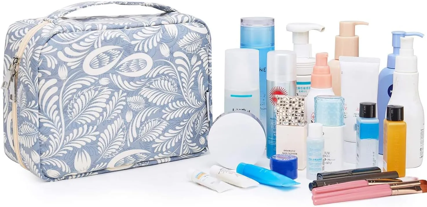 Narwey Hanging Travel Toiletry Bag Cosmetic Make up Organizer for Women and Girls Waterproof