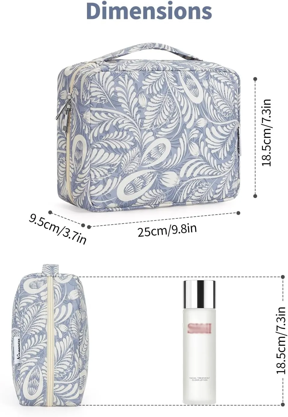 Narwey Hanging Travel Toiletry Bag Cosmetic Make up Organizer for Women and Girls Waterproof