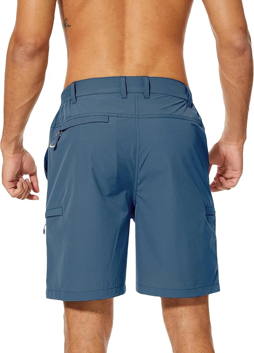 NATUVENIX Hiking Shorts Men, Quick-Dry Fishing Shorts for Men Lightweight Stretch Work Shorts Causal Travel