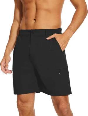 NATUVENIX Hiking Shorts Men, Quick-Dry Fishing Shorts for Men Lightweight Stretch Work Shorts Causal Travel