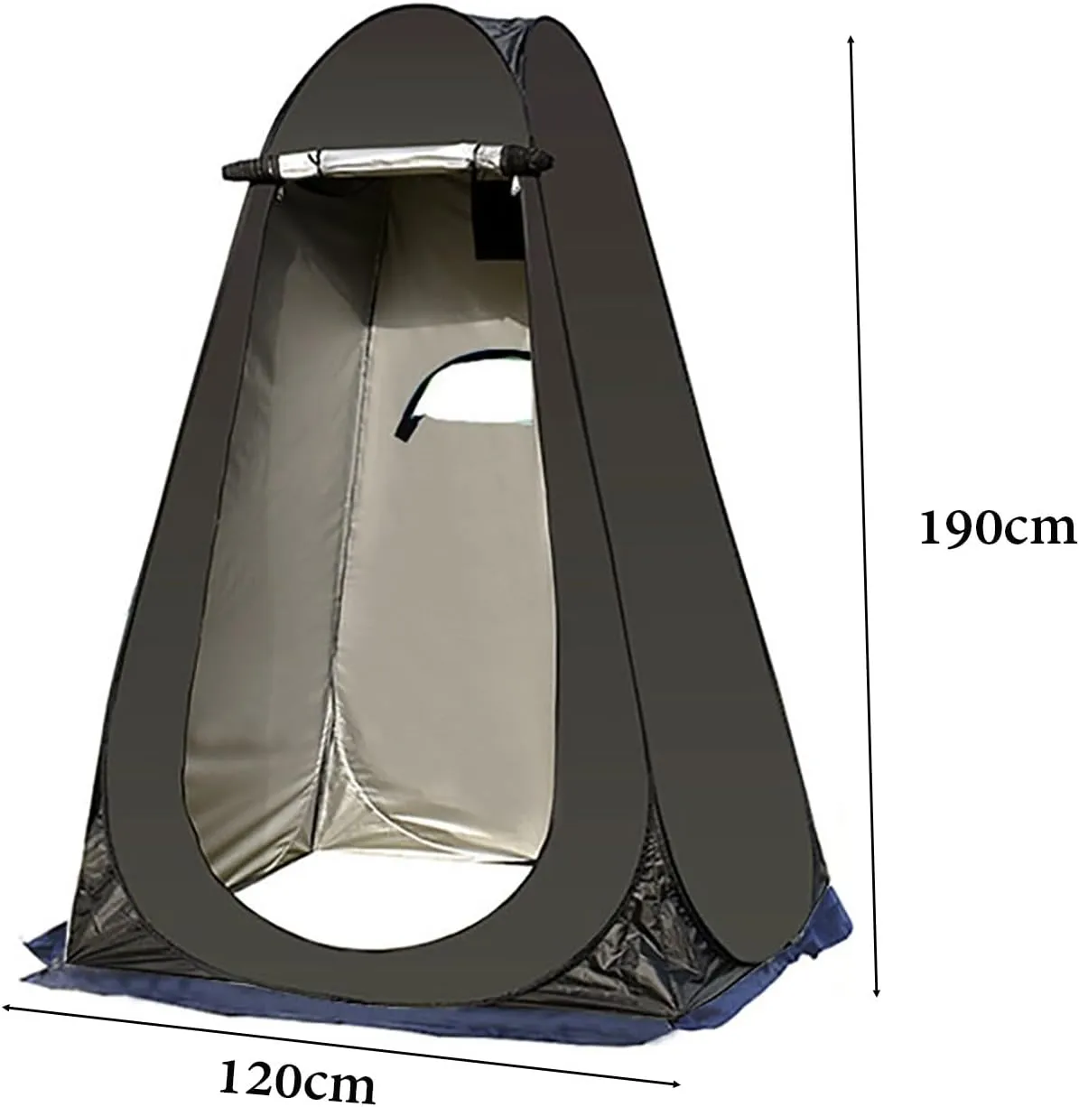 NEONMAN Dressing Tent with 3 Ventilation Windows, Camping Toilet Tent Portable Privacy Shower Tent, Waterproof and Sun-Proof Protecting Privacy, Suitable for Camping(Sky Blue)