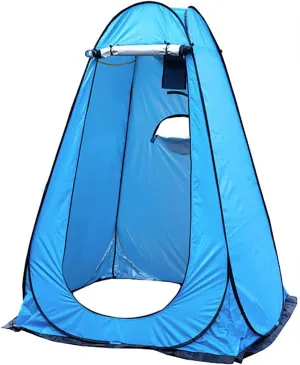 NEONMAN Dressing Tent with 3 Ventilation Windows, Camping Toilet Tent Portable Privacy Shower Tent, Waterproof and Sun-Proof Protecting Privacy, Suitable for Camping(Sky Blue)