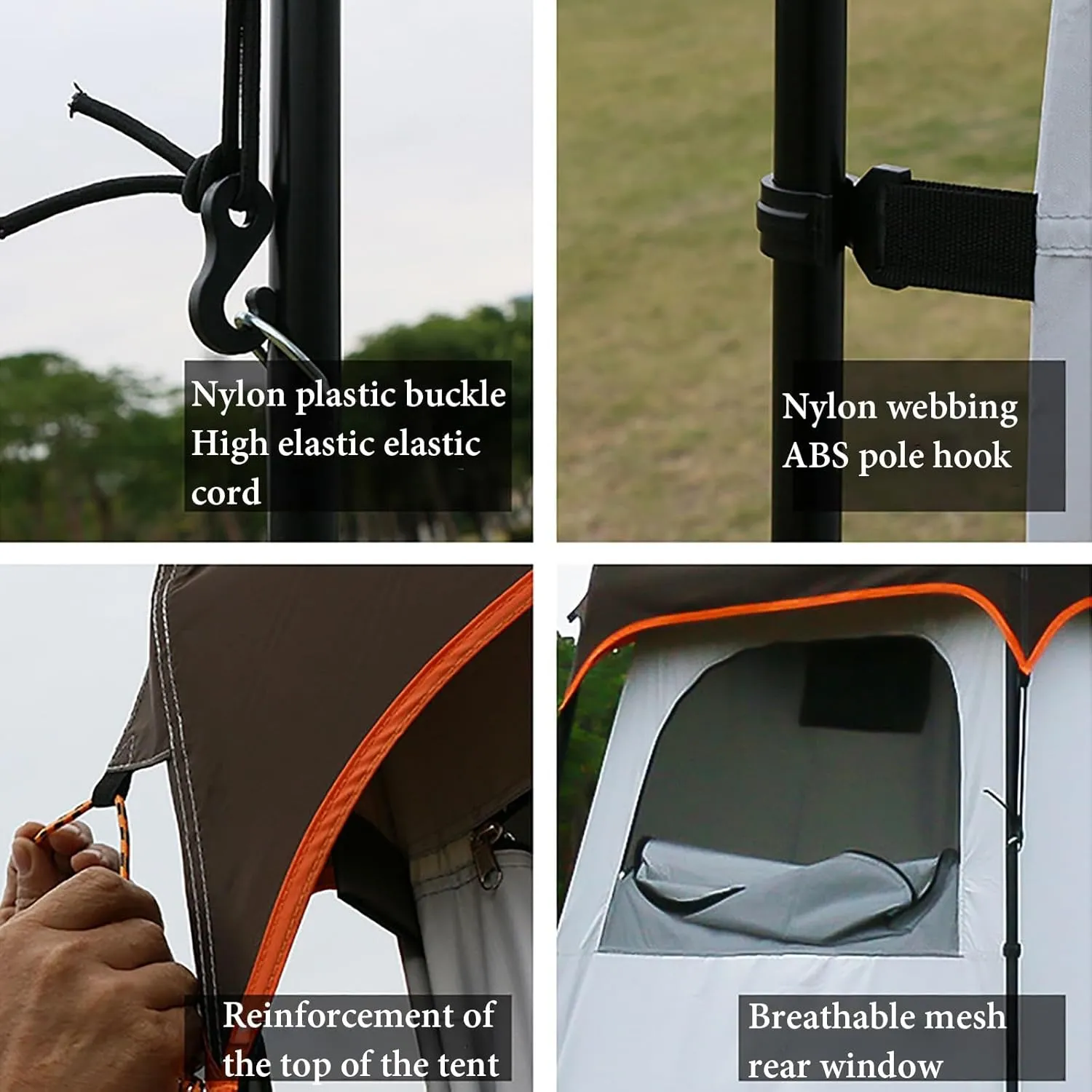 NEONMAN Dressing Tent with 3 Ventilation Windows, Camping Toilet Tent Portable Privacy Shower Tent, Waterproof and Sun-Proof Protecting Privacy, Suitable for Camping(Sky Blue)