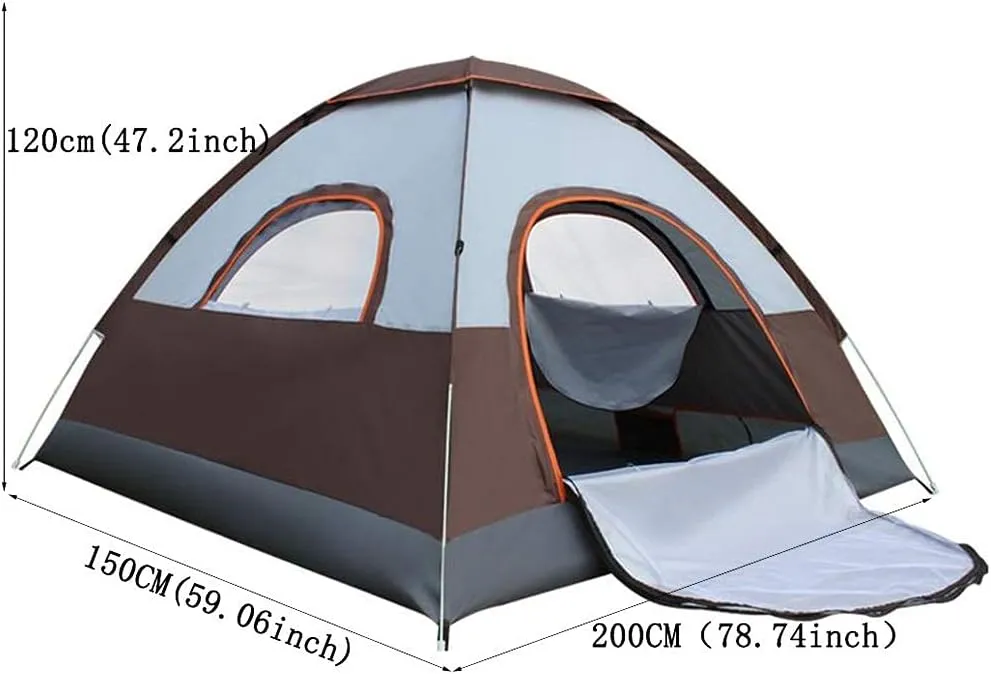 NIEH Tents Dome Frame Pop-Up Outdoor Full Automatic Speed Opening 2 People Camping Camping Double Indoor and Outdoor Building Beach