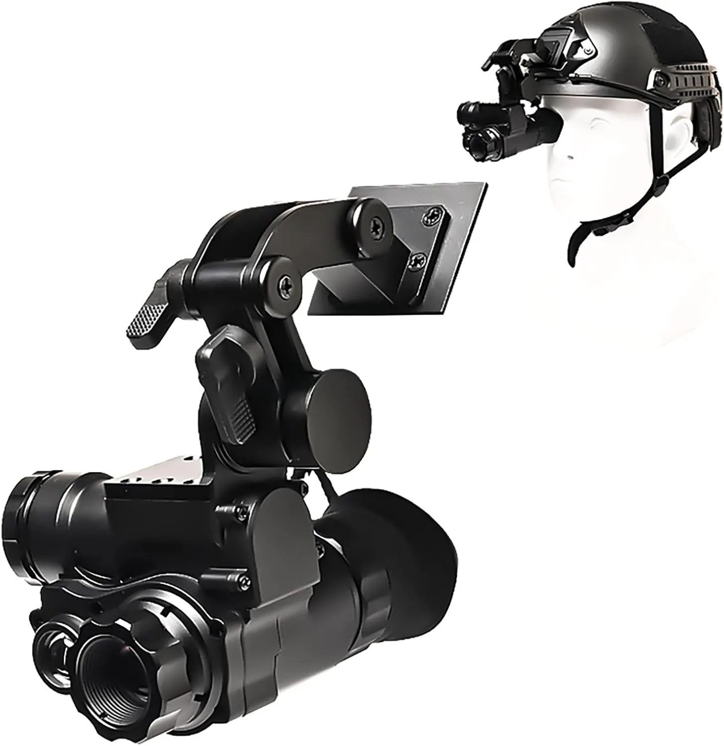 Night Vision Goggles Head Mounted Monocular Digital Infrared 1920x1080P HD Save Photos & Videos with 6X Digital Zoom NVG Visual Distance 656 FT for Darkness Hunting, Camping