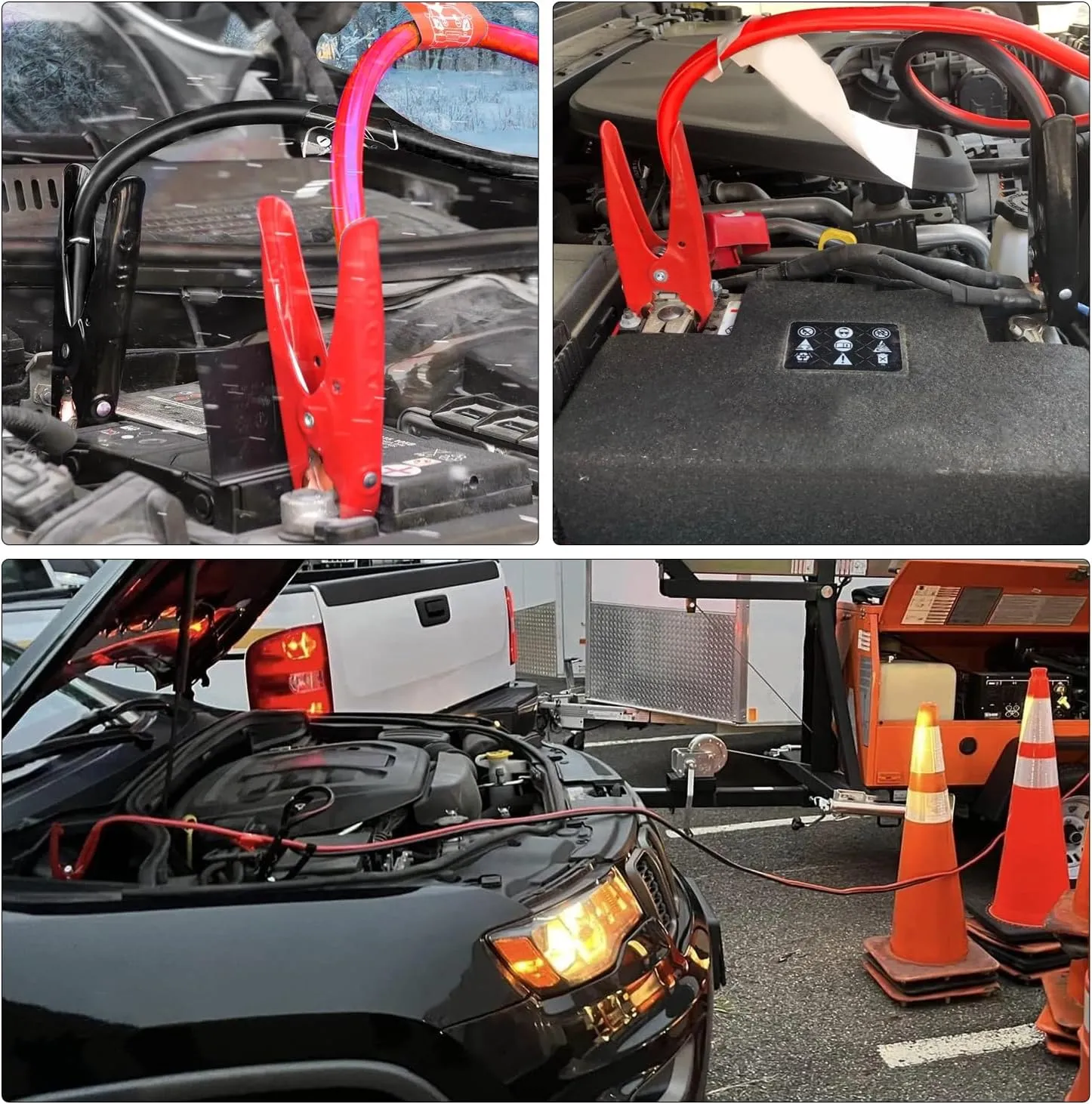 Nilight Jumper Cables for Car Battery 2 Gauge 20 FT Booster Cable Heavy Duty 800 A CCA with Carrying Bag Jump Start Emergency Kit Pickup Truck RV Vans SUV