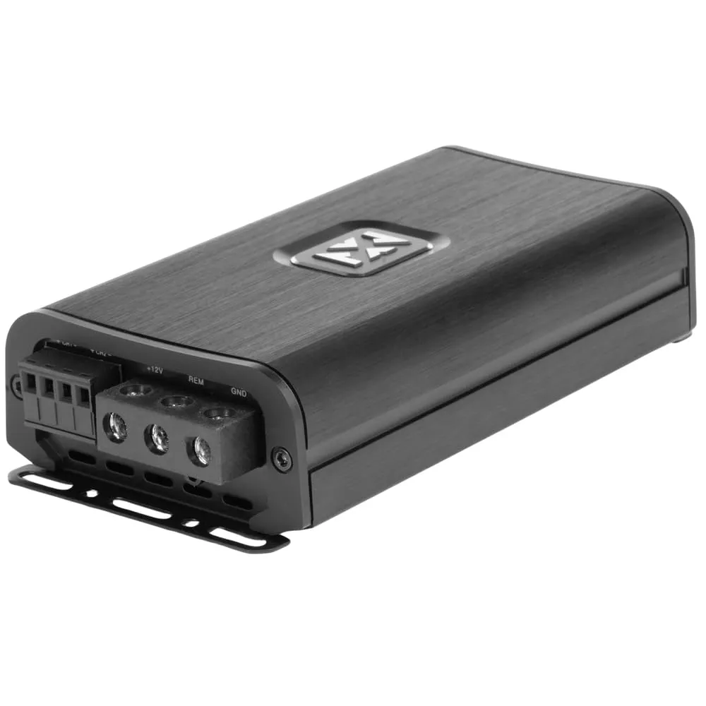 NVX VADM2v2 2-Channel Class D Amplifier 1200W Peak, 600W RMS, 2/4-ohm Stable, High/Low Pass X-Over, for Car/Truck/Marine/UTV/Motorcycle (VADM2 Version 2)