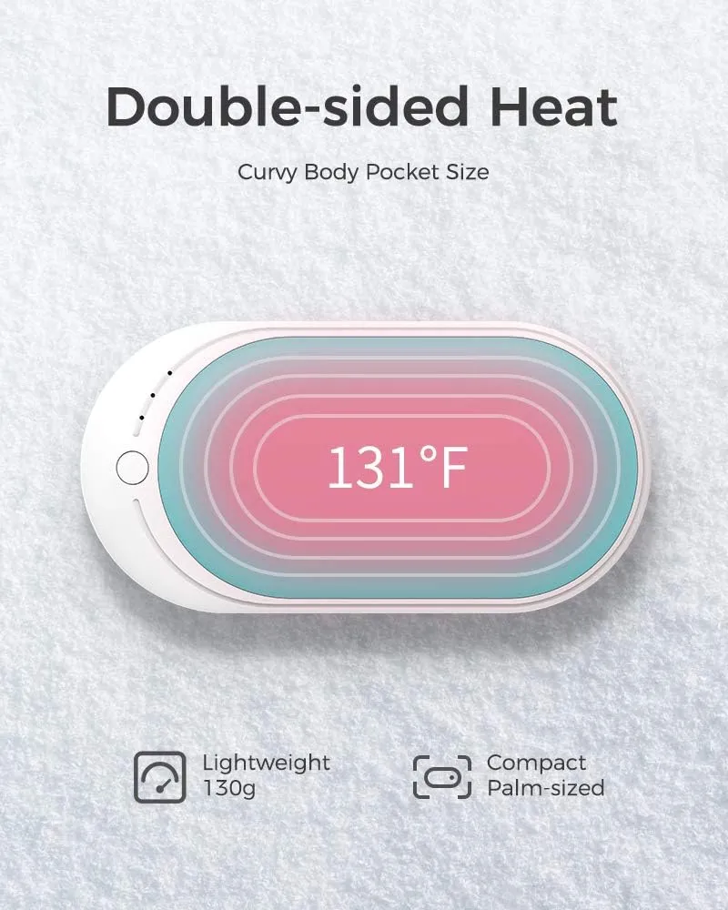 OCOOPA HotPal Rechargeable Hand Warmer, Electric Handwarmer,Portable Pocket Heater, Heat Therapy Great for Raynauds, Hunting, Golf, Camping, Women Mens Gifts