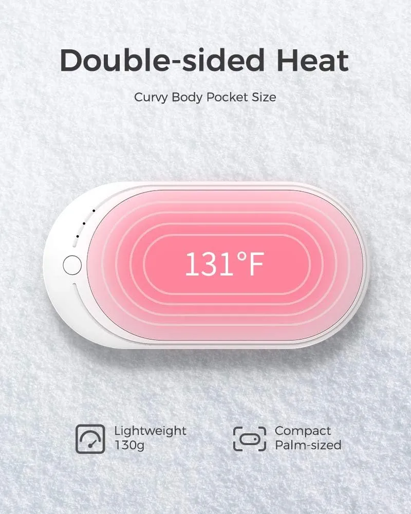 OCOOPA HotPal Rechargeable Hand Warmer, Electric Handwarmer,Portable Pocket Heater, Heat Therapy Great for Raynauds, Hunting, Golf, Camping, Women Mens Gifts