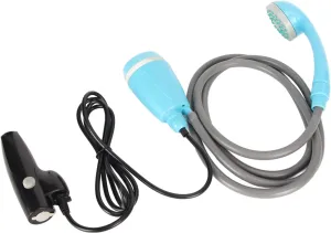 OUKENS 25W Portable Outdoor Shower Kit, USB Charging Outdoor Convenient Fast Camping Shower Kit Portable Shower Camp Shower for Car Wash Shower Blue