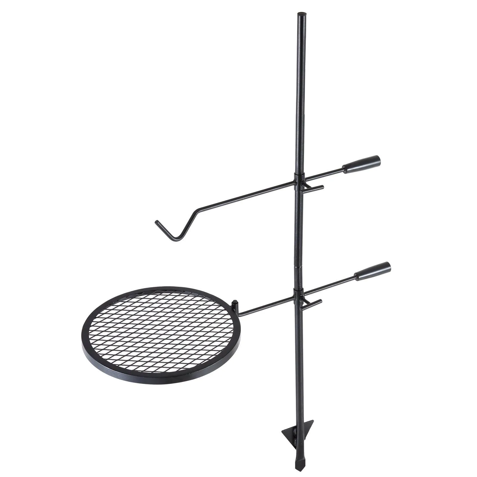 Outdoor Fire 360° Duty Portable Adjustable Direct shipping Fire for Pit Grill Steel Campfire Pits, Grill, Swivel BBQ Racks Grates, Open Equipment, Fire Cooking Outdoor Fire Camping VEVOR Heavy over Camp Grate Massive discount Grill