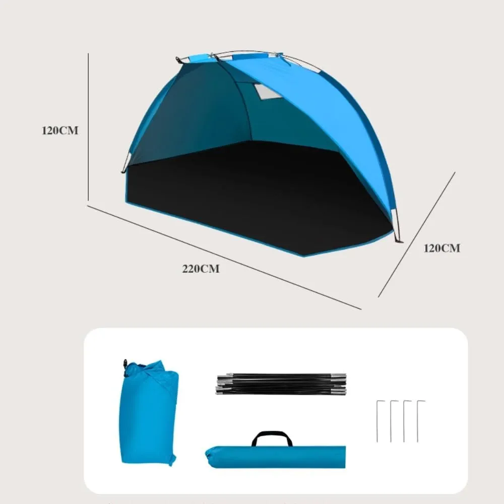 Outdoor Sunshade Tent Camping Large Space Beach Tent Ventilation and Breathable Portable Fishing Tent