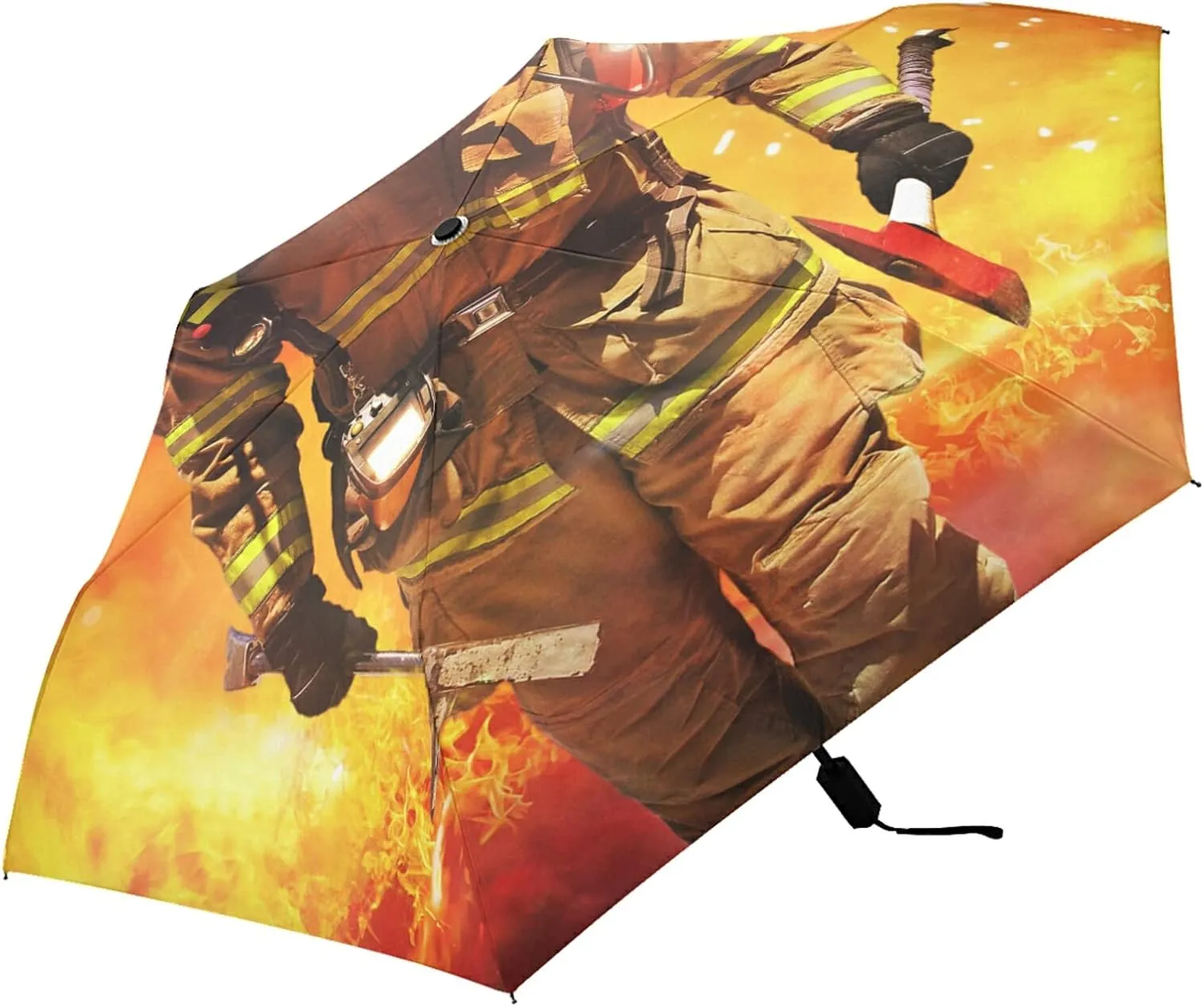 Oyihfvs Parasol Folding Umbrella, Reinforced Windproof Waterproof, Portable Compact Anti-UV Sun Rain Protection for Travel Outdoor