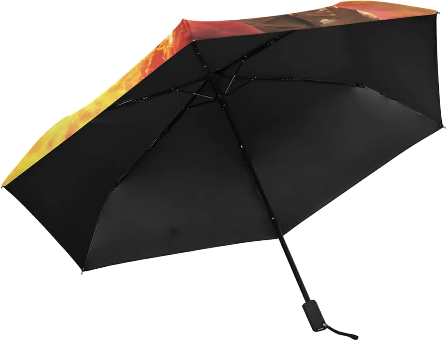 Oyihfvs Parasol Folding Umbrella, Reinforced Windproof Waterproof, Portable Compact Anti-UV Sun Rain Protection for Travel Outdoor