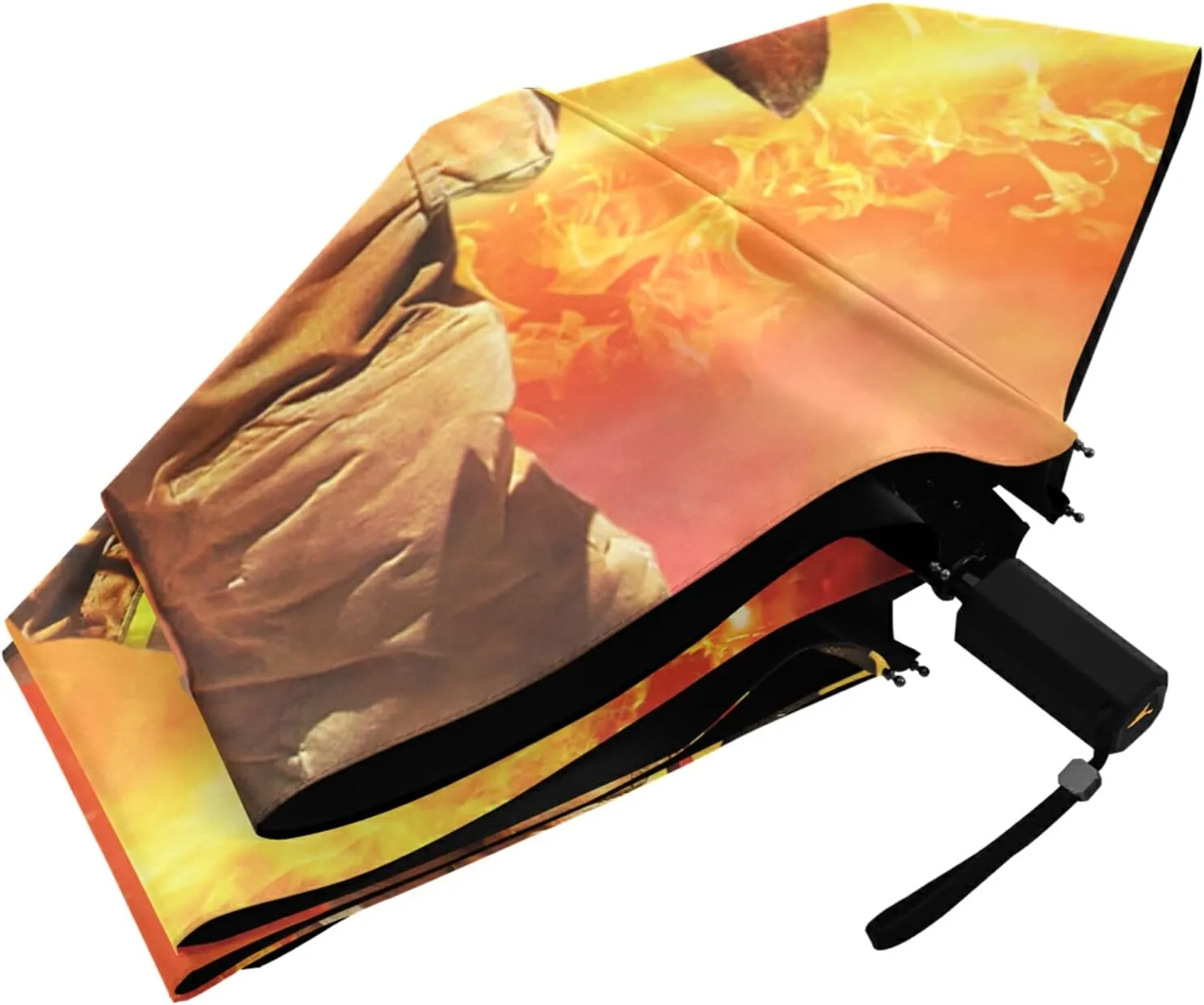 Oyihfvs Parasol Folding Umbrella, Reinforced Windproof Waterproof, Portable Compact Anti-UV Sun Rain Protection for Travel Outdoor