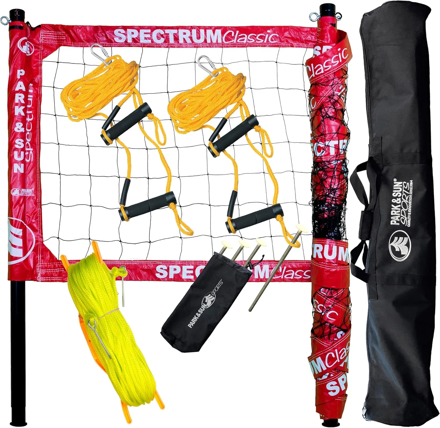 Park & Sun Sports Spectrum Classic: Adjustable Professional Outdoor Volleyball Net System