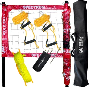 Park & Sun Sports Spectrum Classic: Adjustable Professional Outdoor Volleyball Net System