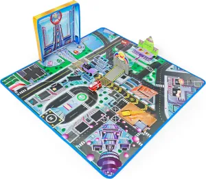 Paw Patrol, True Metal Adventure City Movie Play Mat Set with 2 Exclusive Toy Cars (Amazon Exclusive), 1:55 Scale, Kids Toys for Ages 3 and up