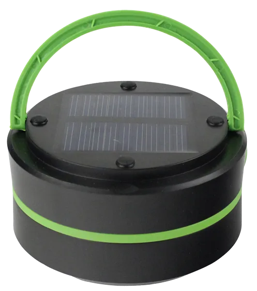 Pocket Light Collapsible Solar Lantern Rechargeable LED Light, Portable Power Bank with USB Charging Port by Frog & CO