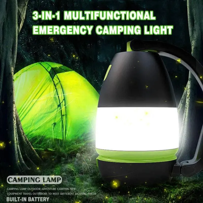 Portable 3-in-1 LED Camping Lantern for Outdoor Adventures