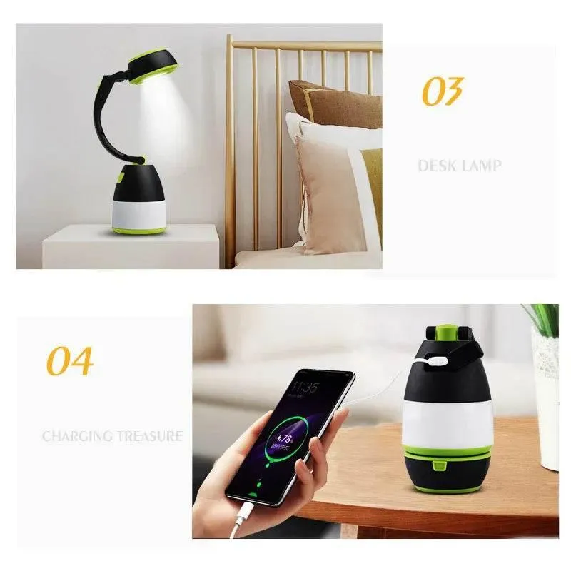 Portable 3-in-1 LED Camping Lantern for Outdoor Adventures