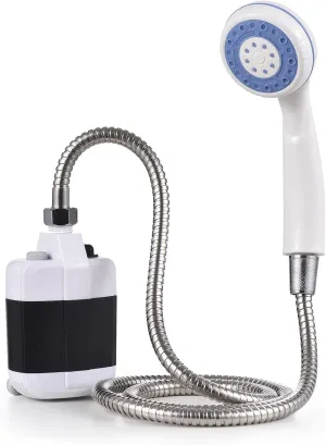 Portable Camping Shower Outdoor USB Reable Electric Shower Pump for Camping Car Washing Gardening Pet Cleaning