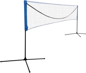 Portable Large Volleyball Badminton Tennis Net with Carrying Bag, Adjustable Height for All Ages, Easy Setup, 20FT