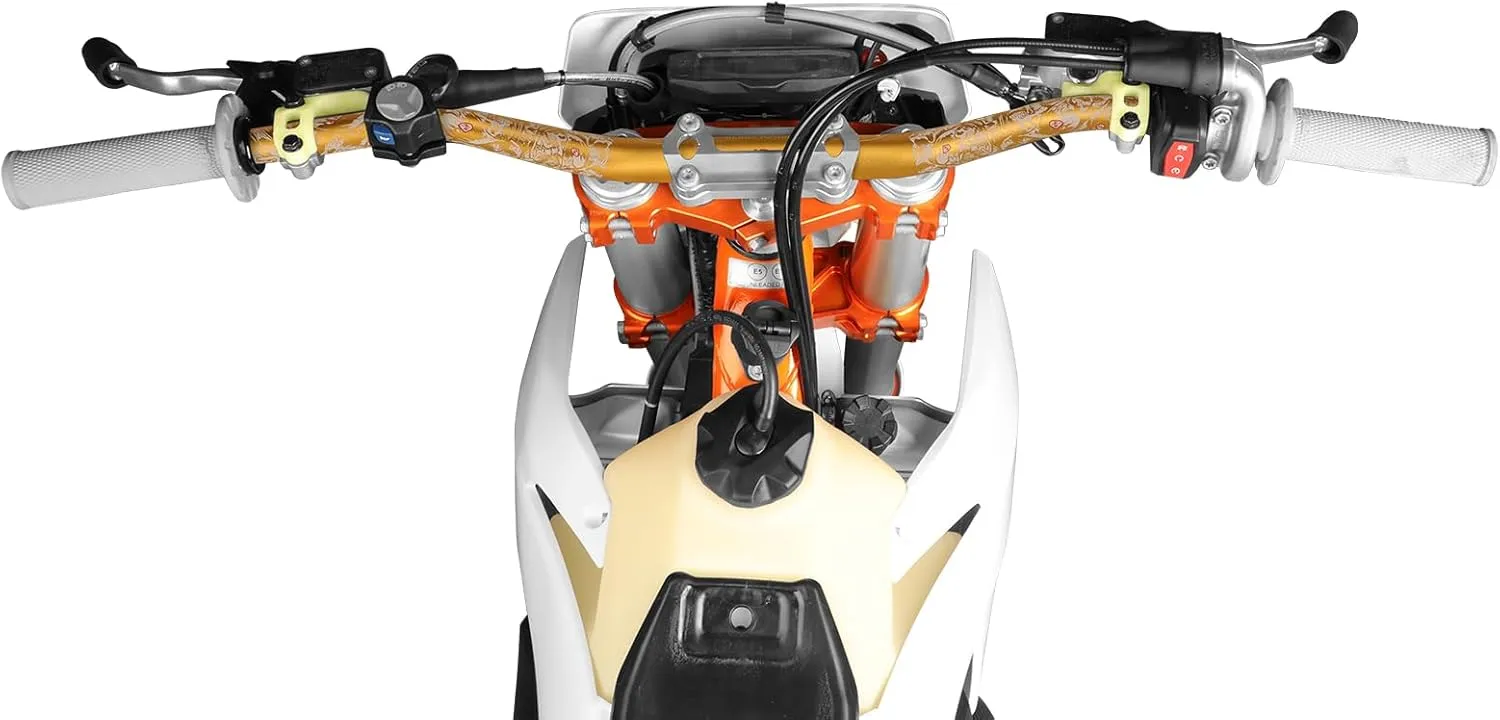 PRO CAKEN Universal 7/8" 22mm Handle Bar for CRF KLX KX LTR TRX SX SXF EXC XCW Motocross Pit Dirt Bike Scooter ATV Quad Bike Grizzly Hawk 250 Bicycles Gold
