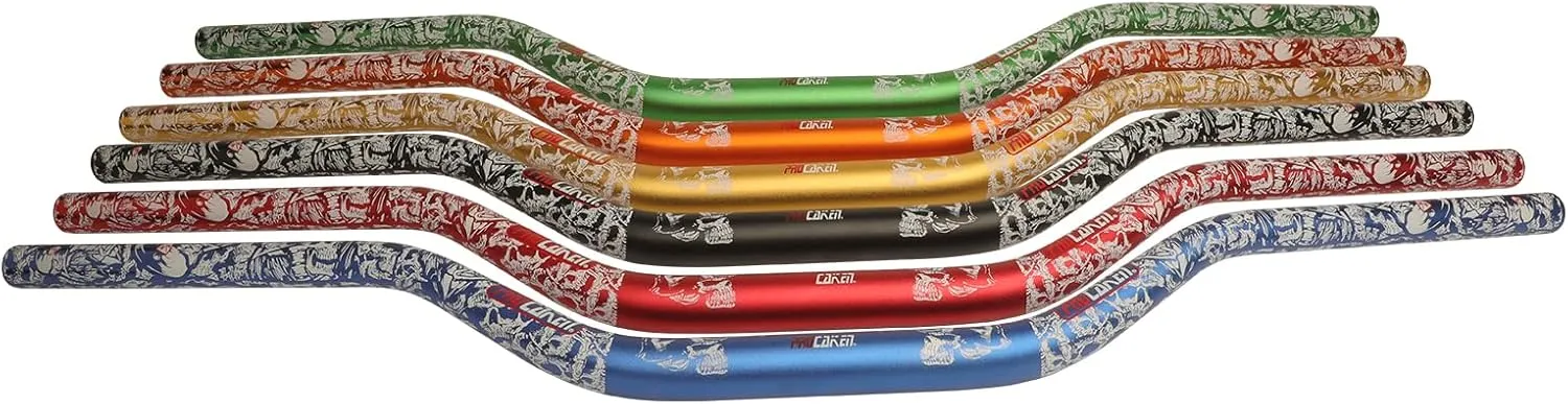 PRO CAKEN Universal 7/8" 22mm Handle Bar for CRF KLX KX LTR TRX SX SXF EXC XCW Motocross Pit Dirt Bike Scooter ATV Quad Bike Grizzly Hawk 250 Bicycles Gold