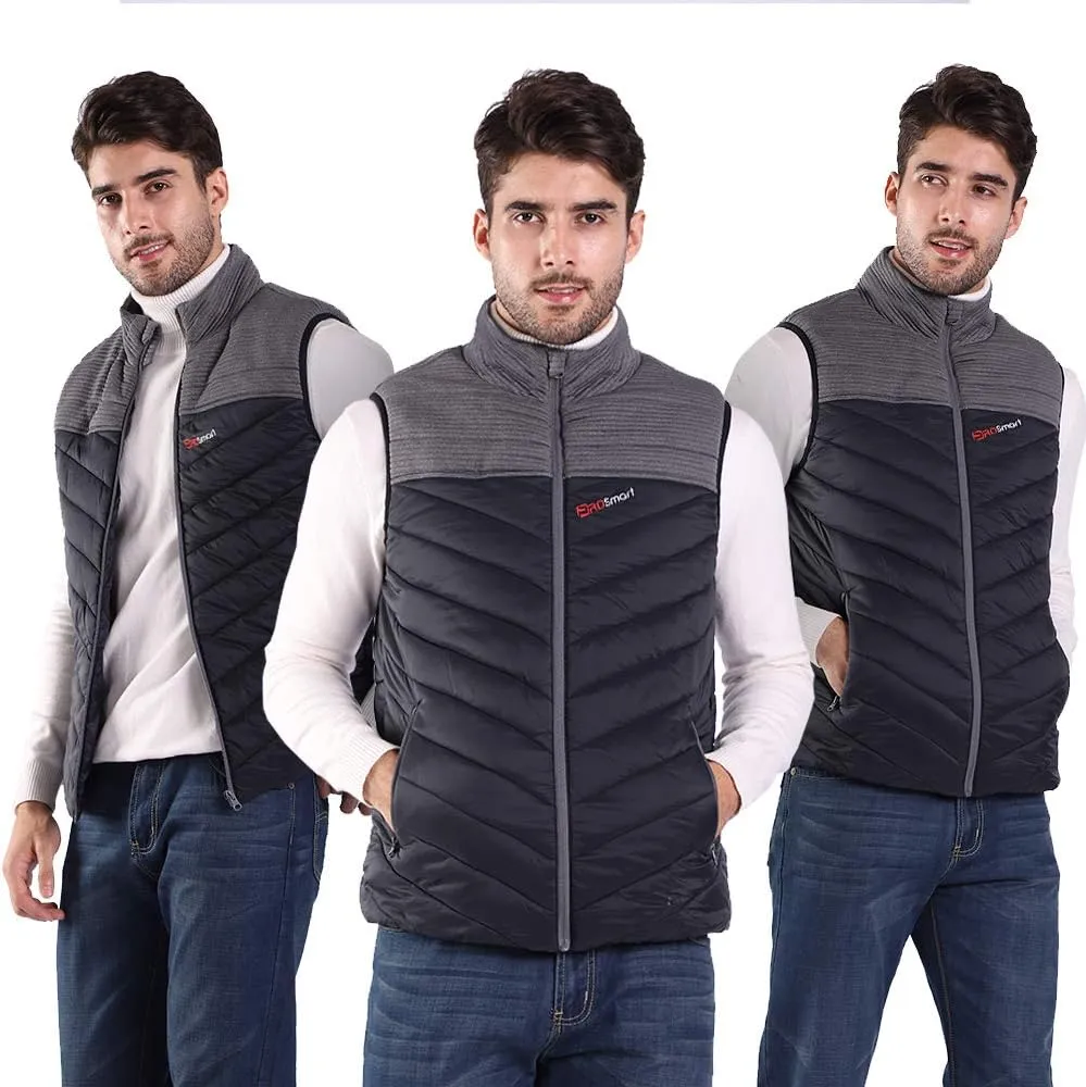 PROSmart Heated Vest Polar Fleece Lightweight Waistcoat with USB Battery Pack for Men and Women (Unisex)