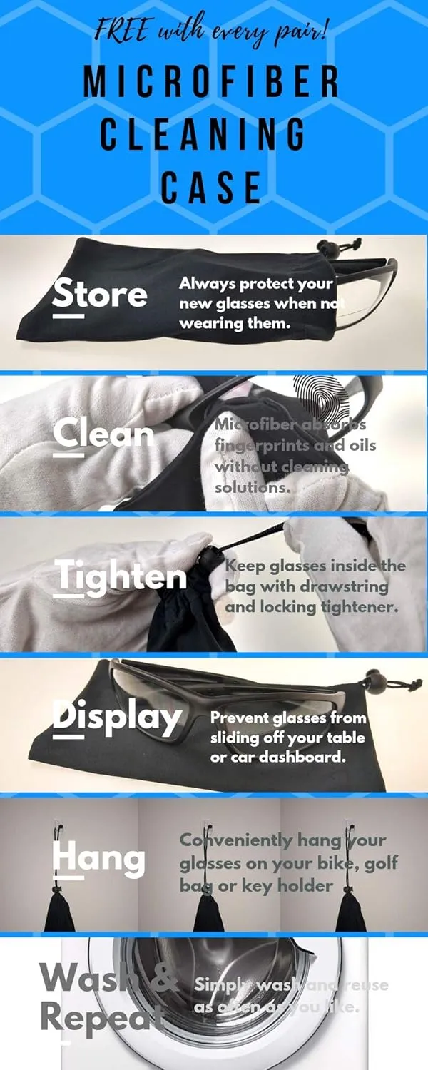 proSPORT Polarized Bifocal Sunglasses Men Women Fishing Anti Glare Metal