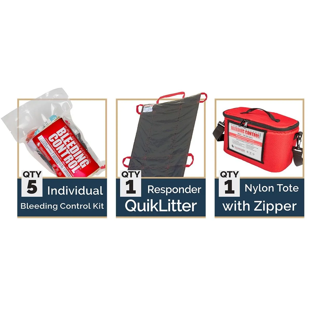 PUBLIC ACCESS BLEEDING CONTROL KITS BY NORTH AMERICAN RESCUE