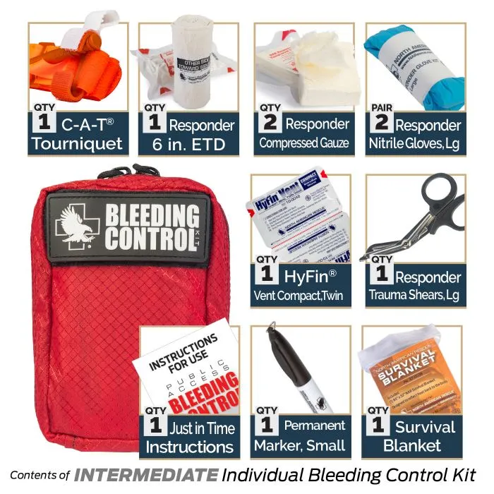 PUBLIC ACCESS BLEEDING CONTROL KITS BY NORTH AMERICAN RESCUE