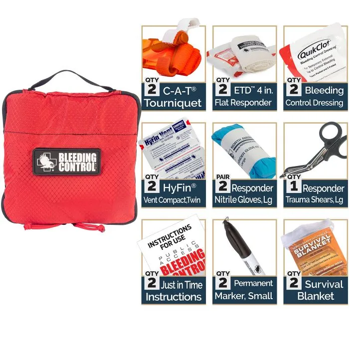 PUBLIC ACCESS BLEEDING CONTROL KITS BY NORTH AMERICAN RESCUE