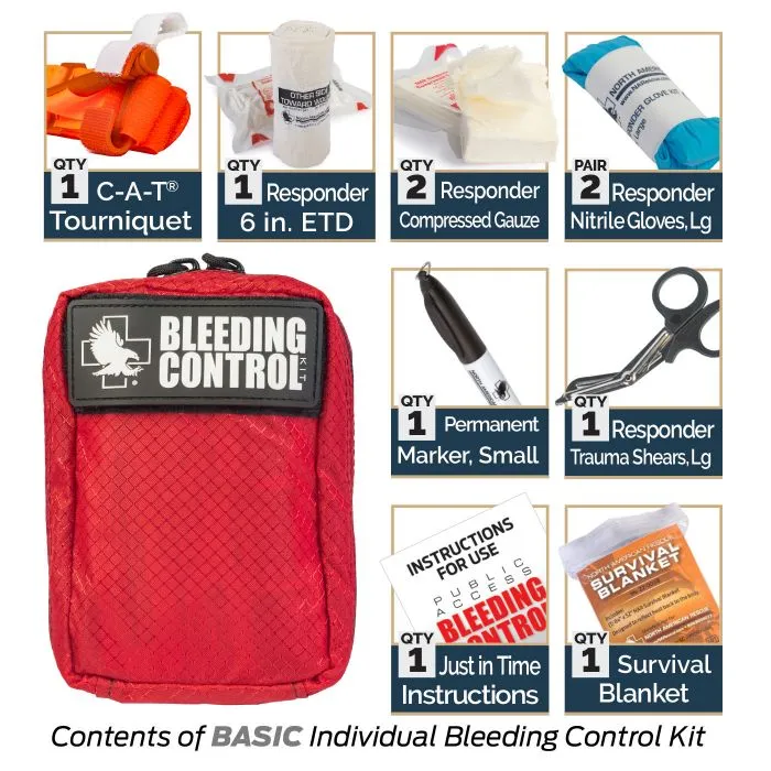 PUBLIC ACCESS BLEEDING CONTROL KITS BY NORTH AMERICAN RESCUE