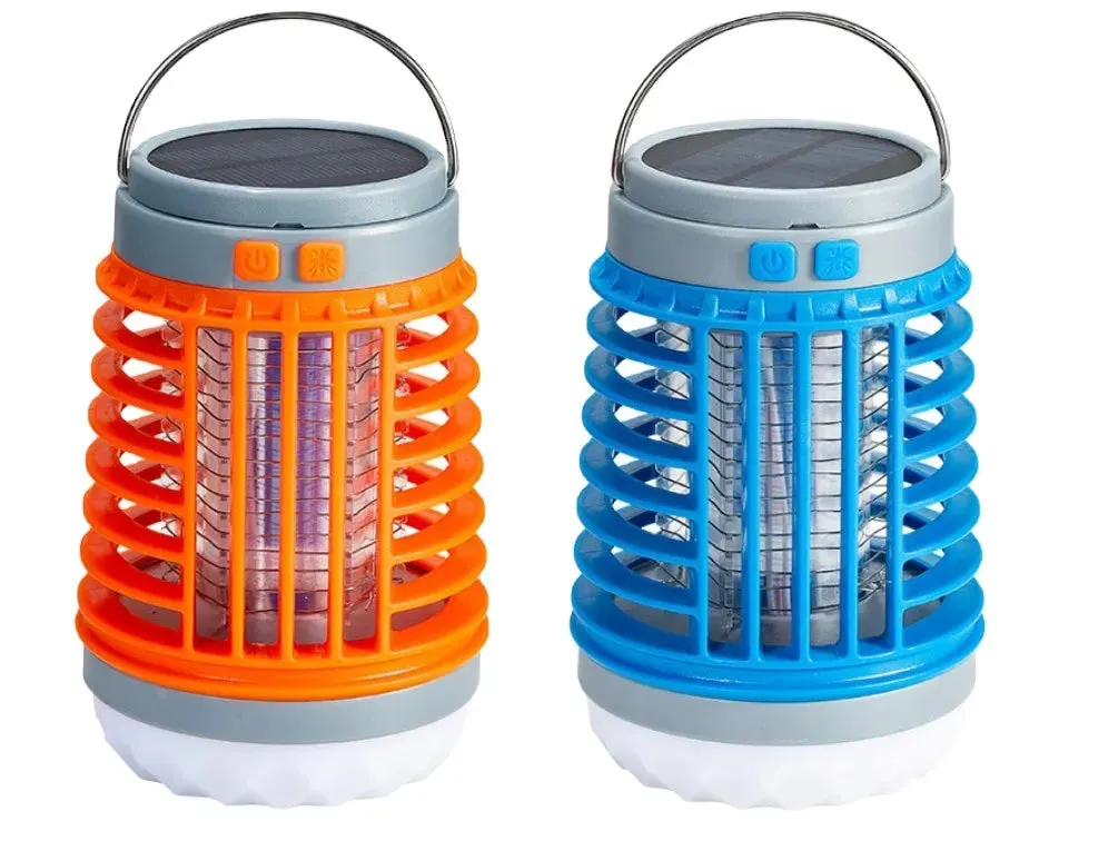 Rechargeable 3 in 1 Mosquito Zapper - Lantern & Torch USB / Solar