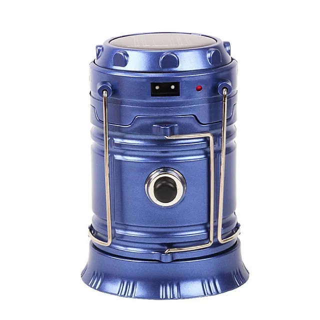 Rechargeable Lantern for Camping Hiking Emergency Lighting Portable Solar Power Collapsible Lantern Outdoor Tent Camping Light