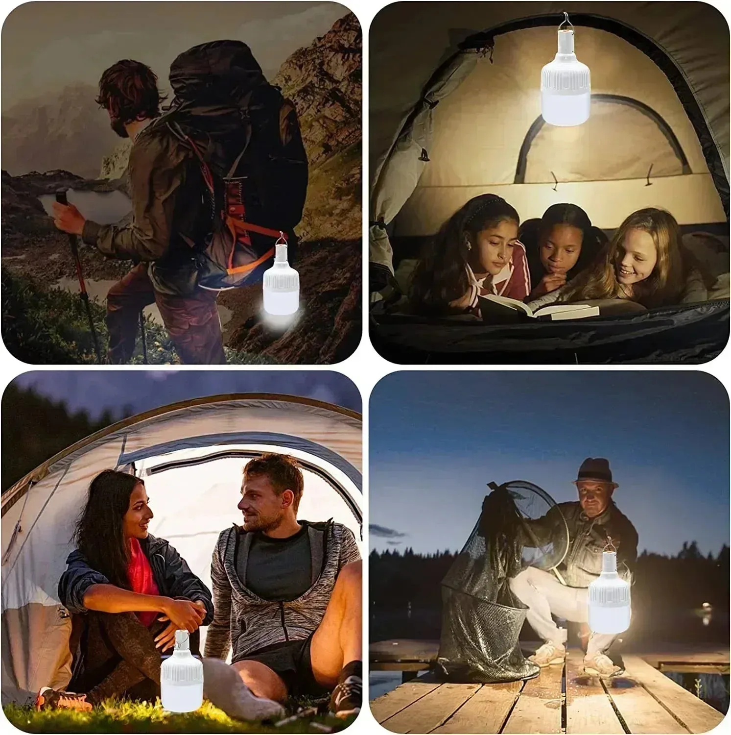Rechargeable Solar Port Tent Hanging Camping Light Hook USB-C LED Price-cut Hot-ticket item & Compact with Daylite: